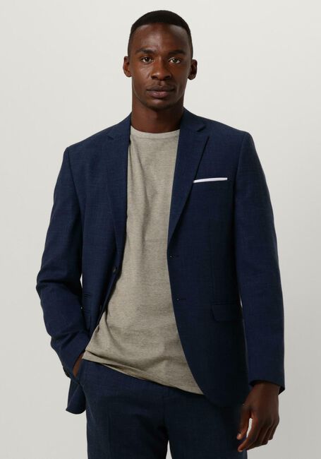 SELECTED HOMME SLHSLIM-OASIS LINEN BLZ NOOS Vestons Bleu foncé - large