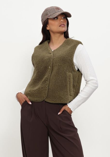 OBJECT Gilet OBJELLA WAISTCOAT NOOS Olive - large