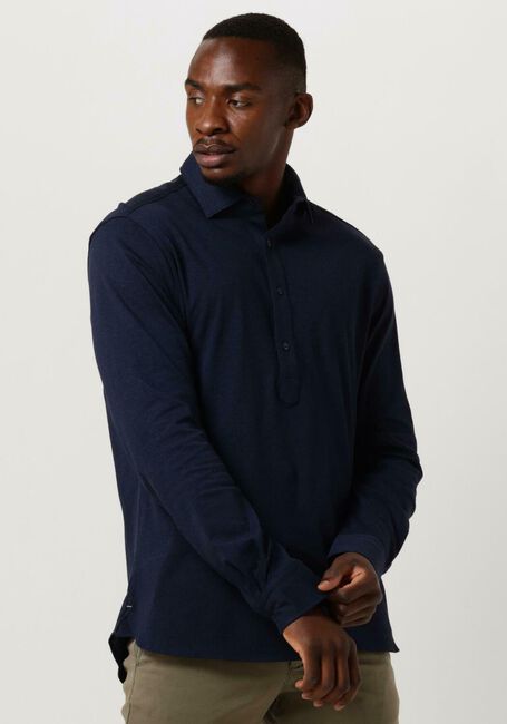TOMMY HILFIGER Chemise décontracté DC PIQUE POPOVER RF SHIRT Bleu foncé - large