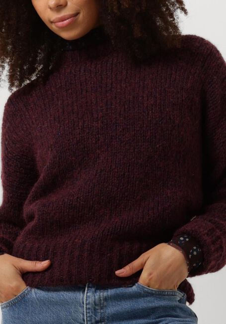 BY-BAR Pull SONNY BULKY PULLOVER Bordeaux - large
