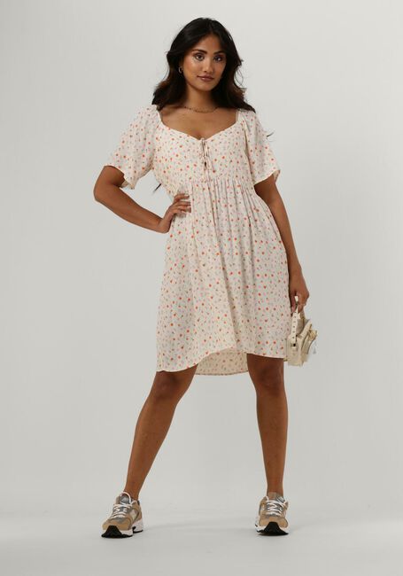 ENVII Mini robe ENROME SS DRESS AOP 7014 Blanc - large