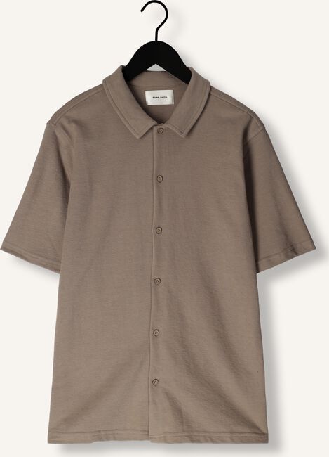Taupe PURE PATH Casual overhemd SHORTSLEEVE SHIRT BUTTON UP Taupe PURE PATH Casual overhemd SHORTSLEEVE SHIRT BUTTON UP - large