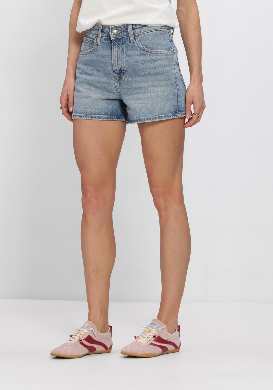 Blauwe LEE Jeans CAROL SHORT 112376611 - large