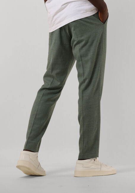 SELECTED HOMME Pantalon SLHSLIM-OASIS LINEN TRS en vert - large
