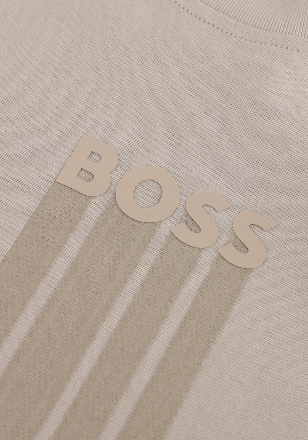 BOSS ORANGE T-shirt TE_BASS en beige - large