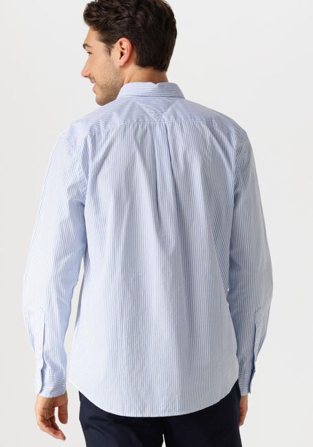 Lichtblauwe TOMMY HILFIGER Klassiek overhemd FLEX POPLIN CLASSIC - large