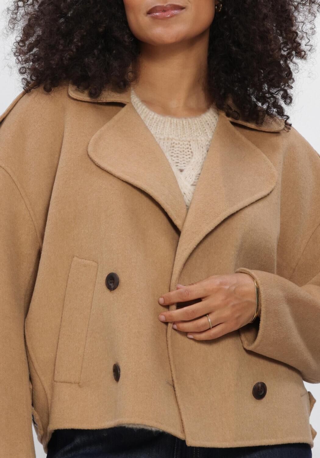 SUMMUM Jack JACKET WOOL CLASSIC en camel - large