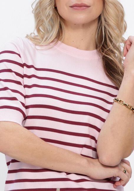 Roze Y.A.S. Trui YASLENA SS KNIT PULLOVER - large