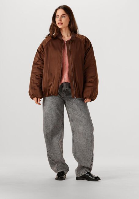 EDITED Gilet RANI BOMBER CARDIGAN en rose - large