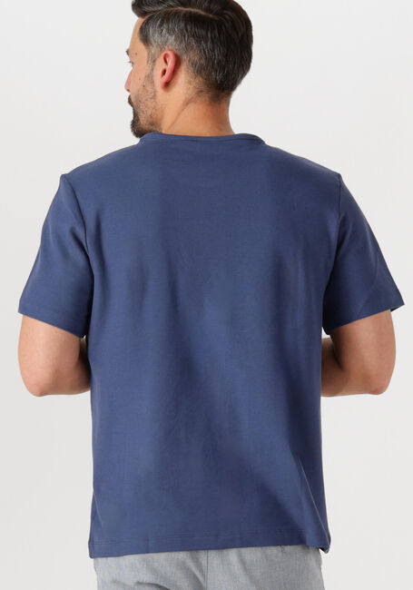 Blauwe SELECTED HOMME T-shirt SLHJOSEPH PIQUE SS O-NECK TEE - large