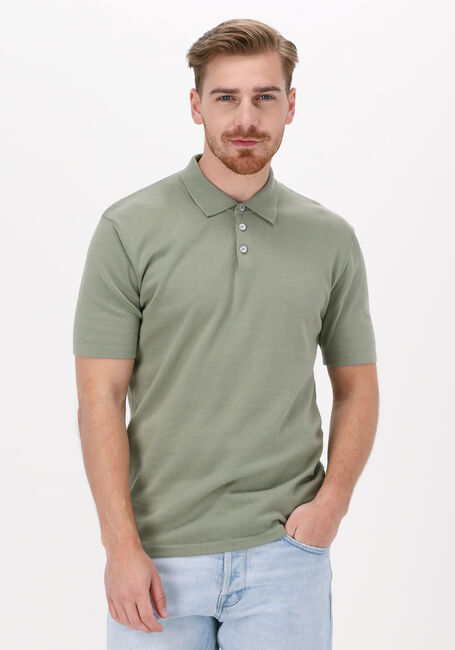 Olijf THE GOODPEOPLE Polo PLAN - large