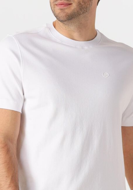 CAST IRON T-shirt CREWNECK REGULAR FIT INTERLOCK ESSENTIAL en blanc - large