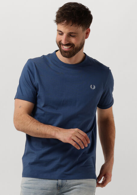 FRED PERRY T-shirt RINGER T-SHIRT en bleu - large