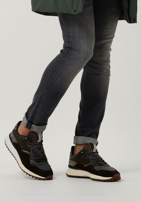 FLORIS VAN BOMMEL Baskets basses SFM-10129 en marron - large