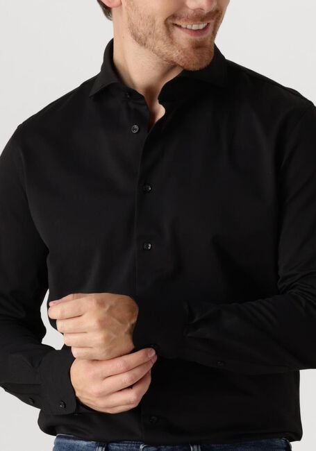 PROFUOMO Chemise classique SHIRT X-CUTAWAY JAPANESE KNITTED en noir - large