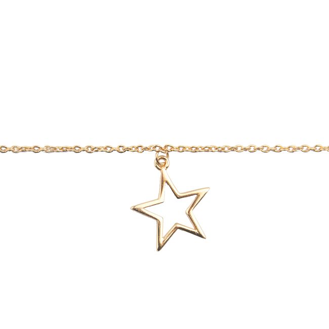 ALLTHELUCKINTHEWORLD Bracelet SOUVENIR BRACELET STAR en or - large