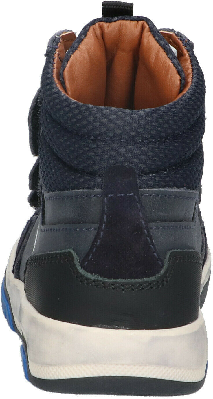 BRAQEEZ Baskets montantes CHIEL CHICAGO en bleu - large