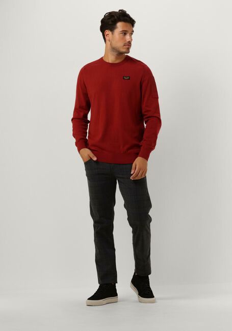 PME LEGEND Pull BUCKLEY KNIT en rouge - large