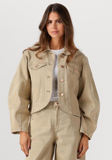 Y.A.S. Veste en jean YASLUA LS DENIM JACKET en beige - large