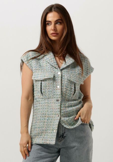 STUDIO AMAYA Gilet ROSE en vert - large