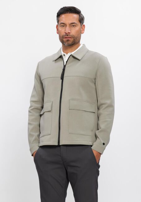 CAST IRON Surchemise REGULAR FIT INTERLOCK Kaki - large