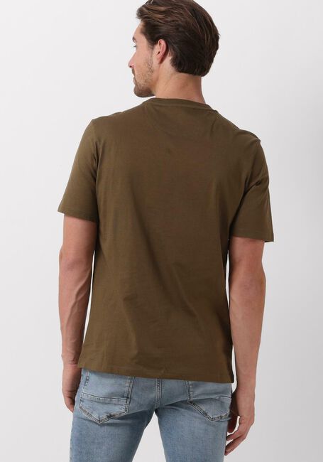 SCOTCH & SODA T-shirt ESSENTIAL LOGO BADGE T-SHIRT en vert - large