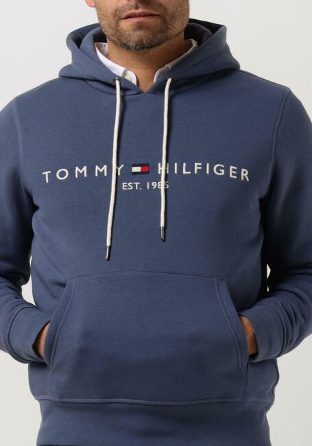 TOMMY HILFIGER Chandail TOMMY LOGO HOODY Bleu foncé - large