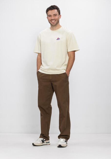 ANERKJENDT T-shirt AKVILLADS MOUNTAIN SS TEE &Eacute;cru - large