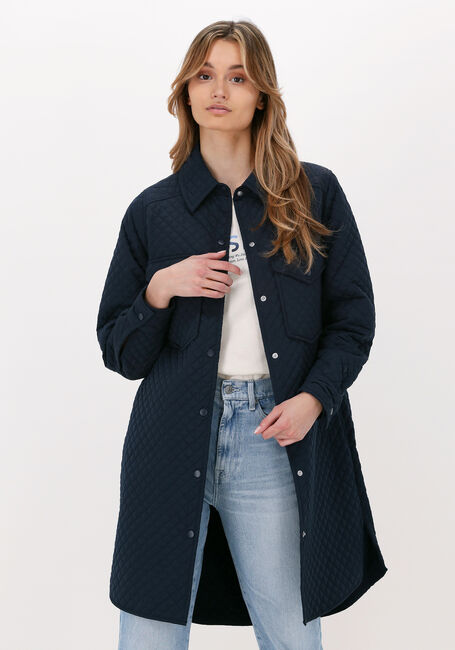 LEVETE ROOM Veste matelassé MAGNOLIA 1 JACKET Bleu foncé - large