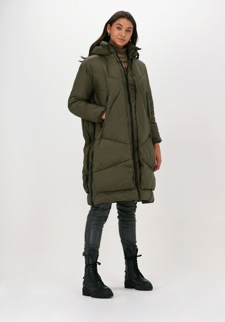 Olijf CANADIAN Gewatteerde jas EUGENIE LG SATIN - large