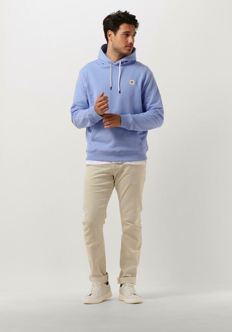 SCOTCH & SODA Chandail ESSENTIAL LOGO BADGE HOODIE en bleu - large