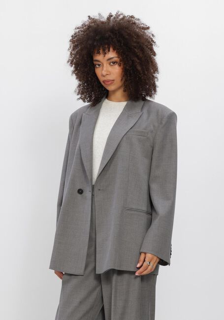 Grijze DANTE6 Blazer BOLTON WRAP BLAZER - large