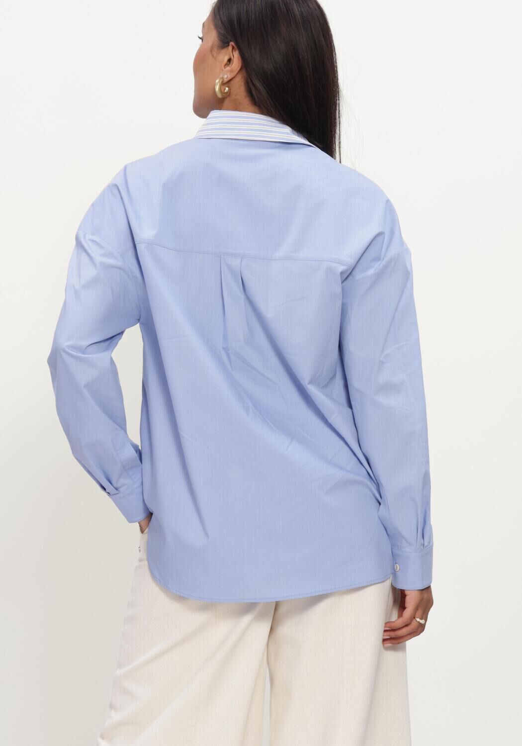 Lichtblauwe JOSH V  ROMULO BLOUSE - large