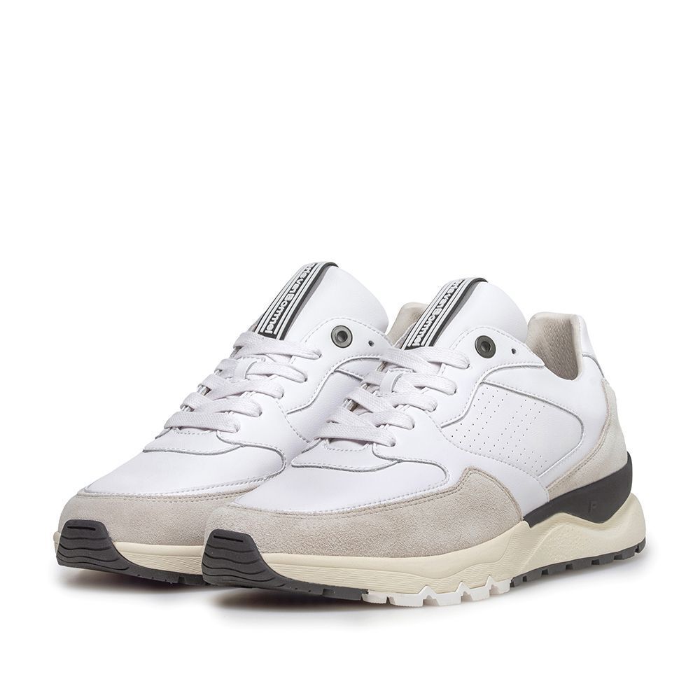 FLORIS VAN BOMMEL Baskets basses De Treener 07.00 en blanc - large