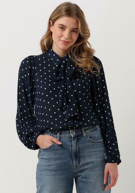LOLLYS LAUNDRY ELLIE SHIRT Blouses Bleu foncé - large