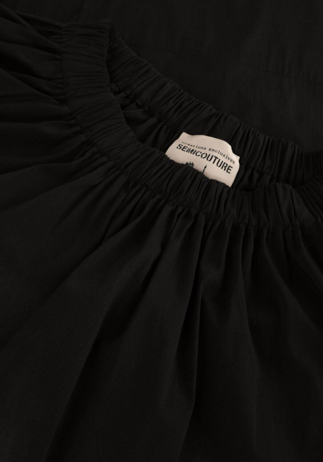 SEMICOUTURE Mini robe S4SK26 DRESS en noir - large