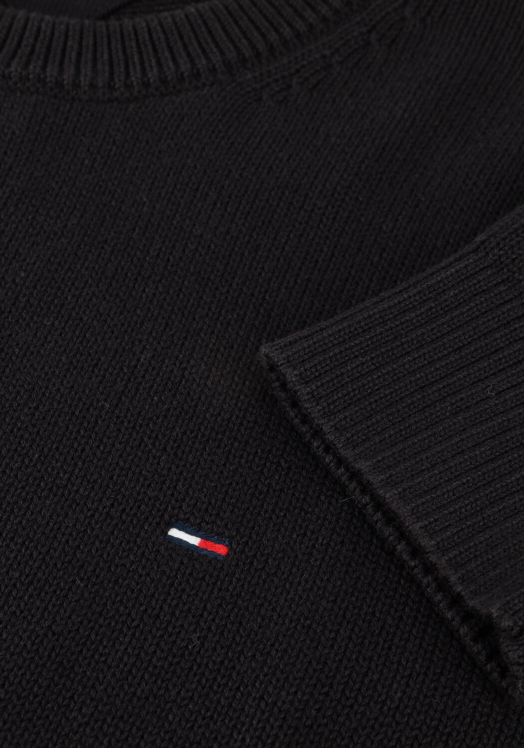 TOMMY JEANS Pull TJM SLIM ESS SWEATER EXTS en noir - large