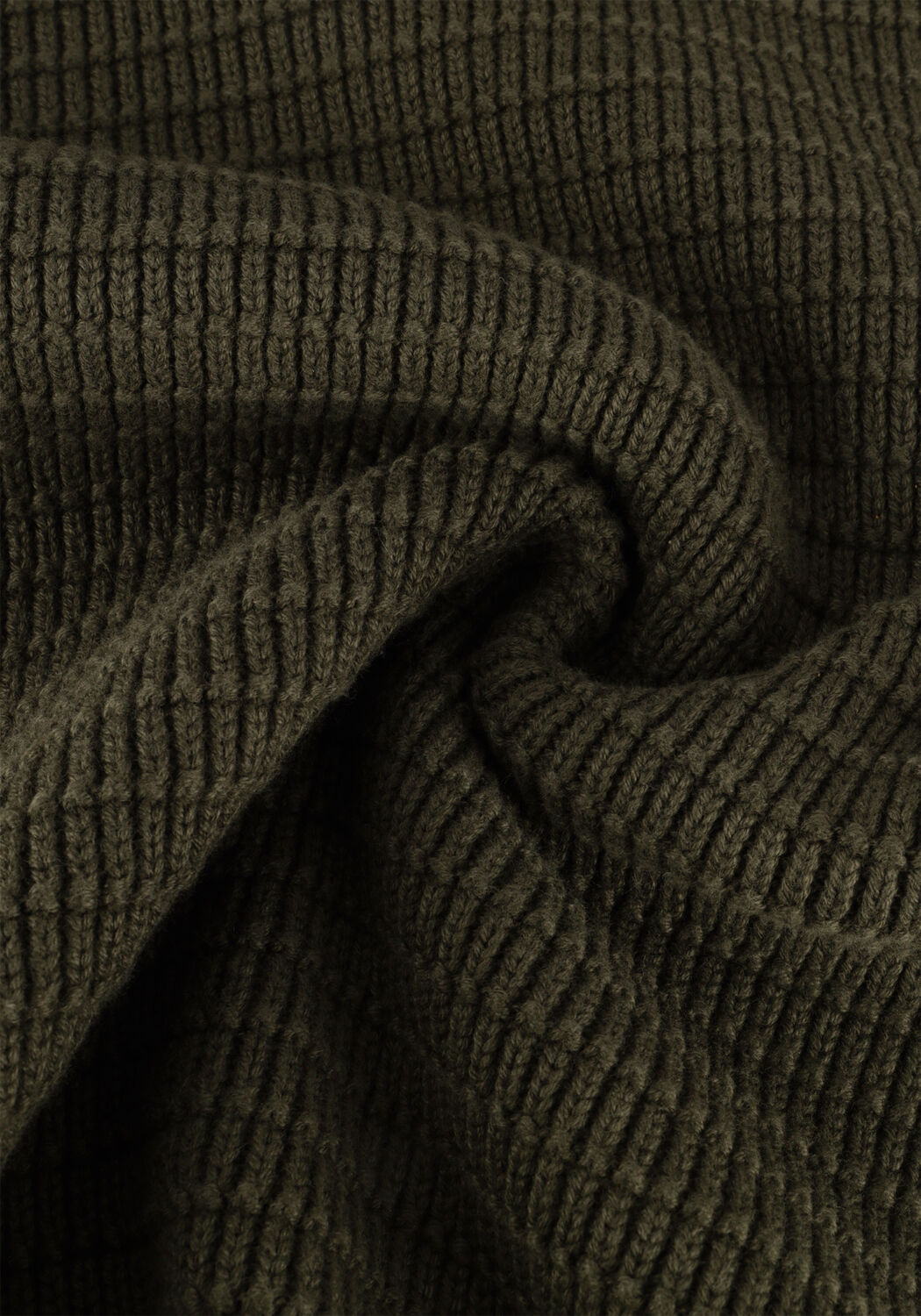 SELECTED MEN Pull SLHTHEO LS KNIT STRUCTURE HALF ZIP Vert fonc&eacute; - large