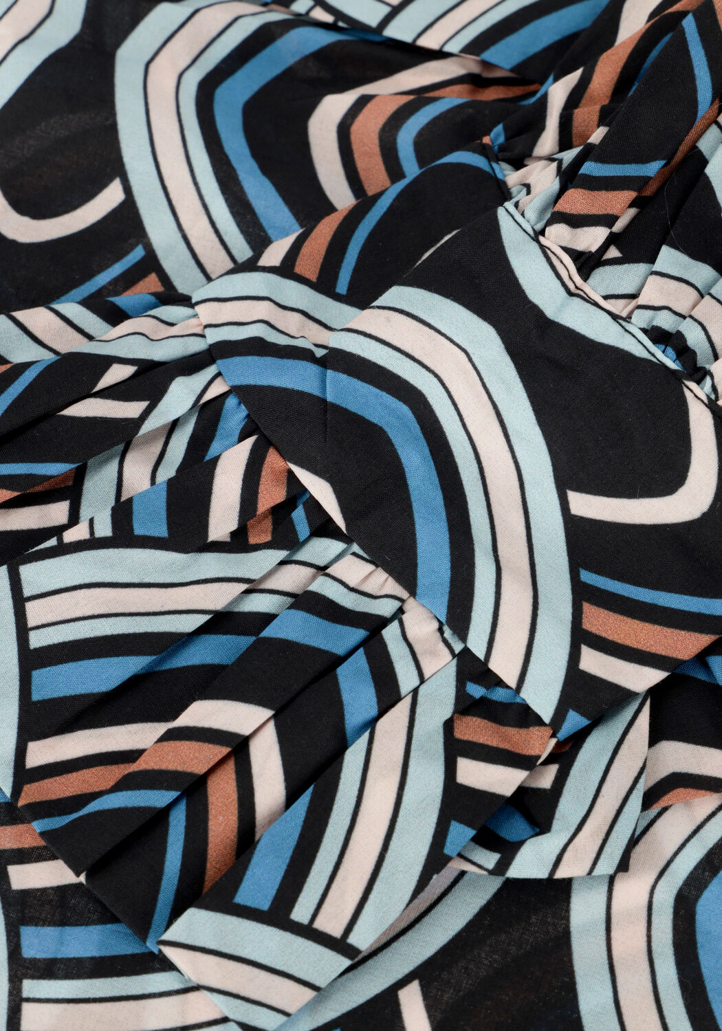 DEA KUDIBAL MIMI NS (CO) - SHIRT WITH RUFFLES Blouses en bleu - large