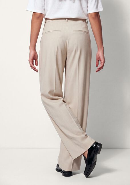 Beige SECOND FEMALE Pantalon JENNEA STRAIGHT TROUSERS - large