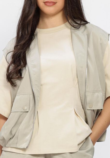 EDITED VERONICA VEST Blazers en beige - large