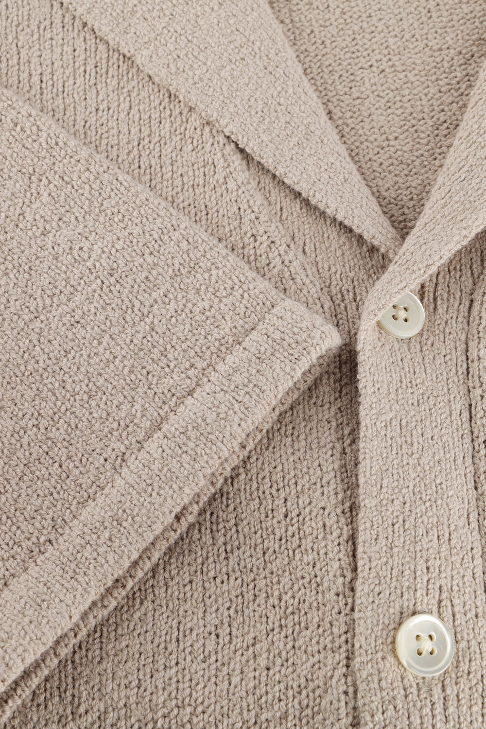 Beige PROFUOMO Polo POLO CAMP BUTTON TH TOWELING - large