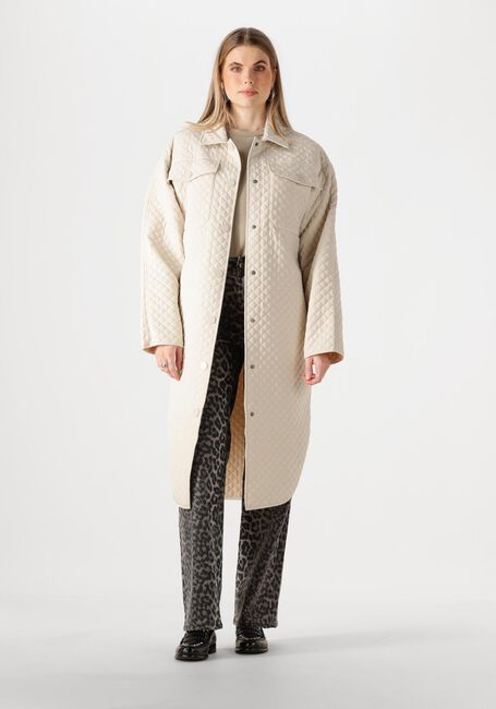 Beige WITHBLACK Mantel WBLVILDE QUILTED COAT - large