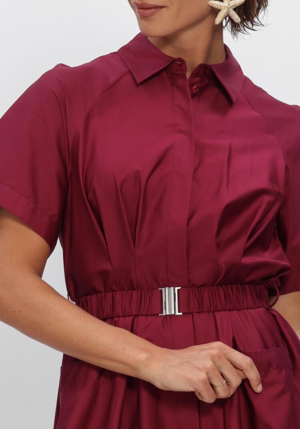 Y.A.S. YASSIMANA SS LONG DRESS Robes Bordeaux - large
