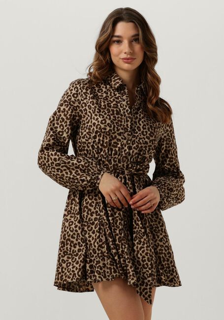 COLOURFUL REBEL Mini robe MINON LEOPARD MINI DRESS Léopard - large