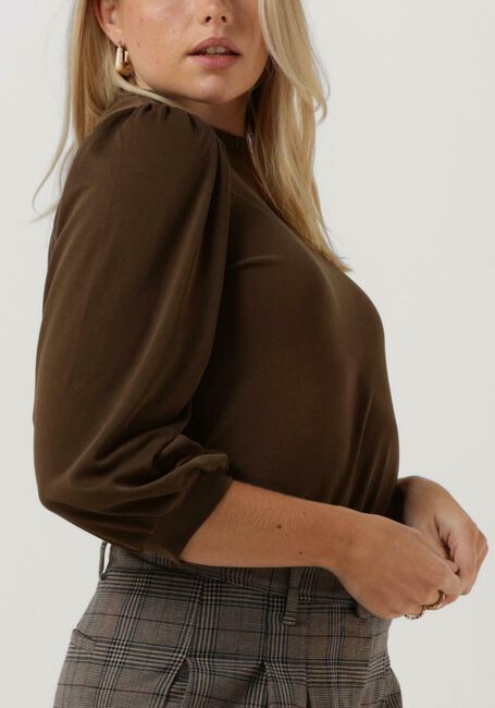 MINUS Haut HELENE TEE en marron - large