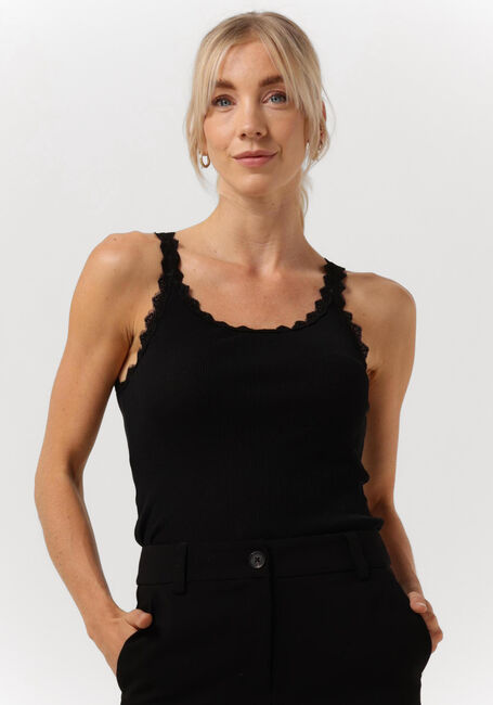 CC HEART Haut SILK LACE CAMISOLE en noir - large