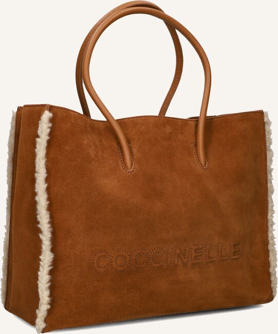Cognac COCCINELLE Handtas MYRTHA ECO SHEA Cognac COCCINELLE Handtas MYRTHA ECO SHEA - large