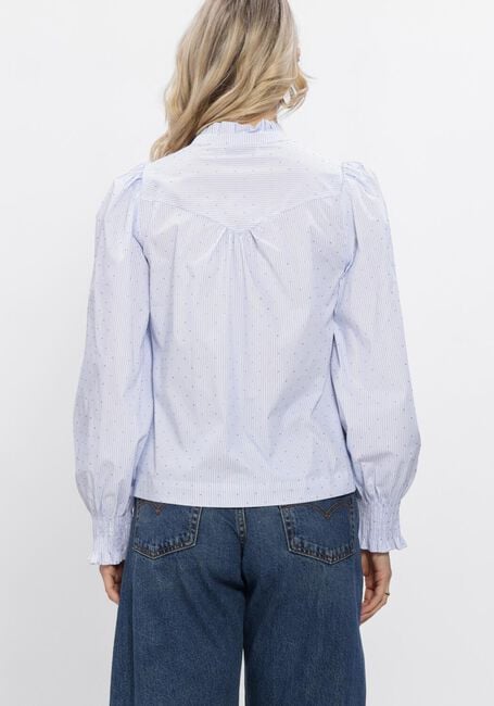 NEO NOIR ASTRIDA STRIPE STONE BLOUSE Blouses Bleu clair - large