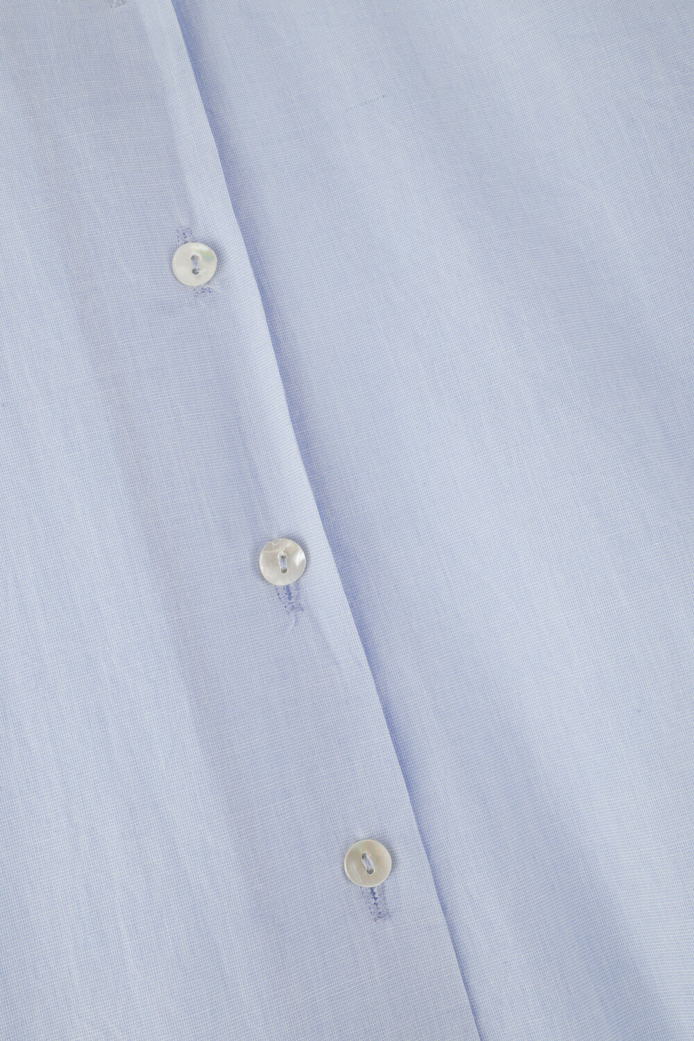 Lichtblauwe BY-BAR Mini jurk SARAH CHAMBRAY DRESS - large